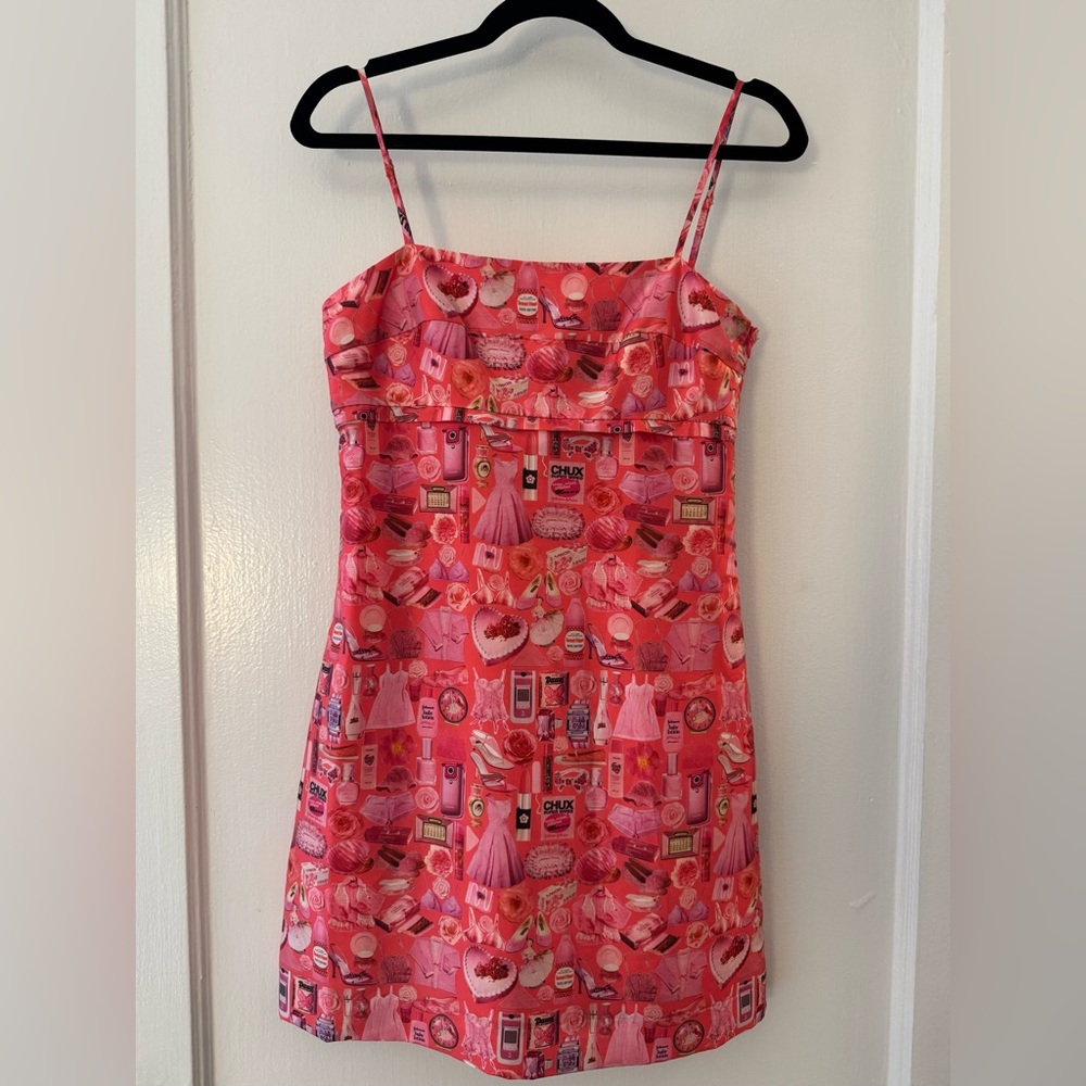 Rachel Antonoff Gwen Mini Dress Pink Things NWT 💕